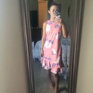 Ivanka Trump Peach floral dress Size 4